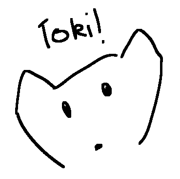 a fox face saying "toki!"Mar 26 2022